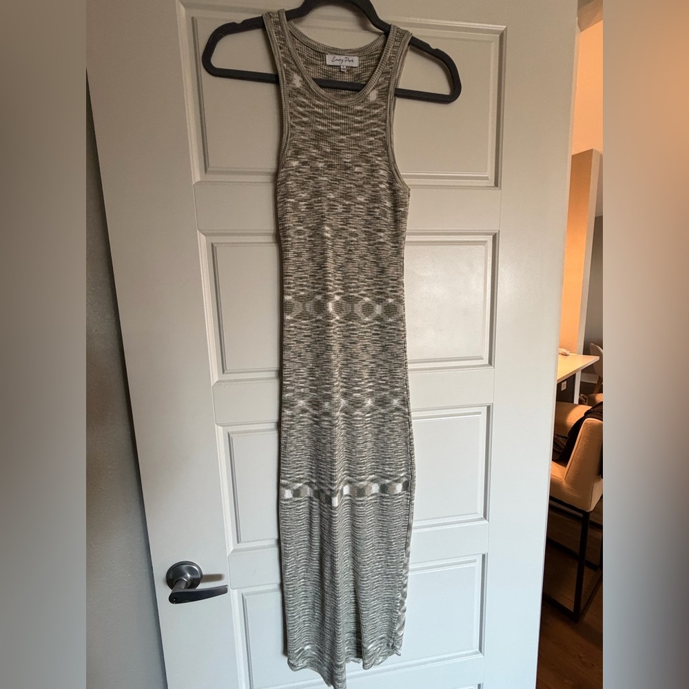 Emory Park Gray Patterned Maxi Dress
